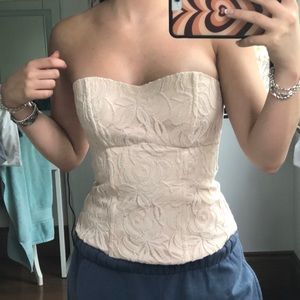 H&M light pink corset